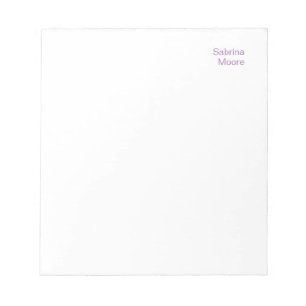 Modern Minimalist Plain Professional Notepad