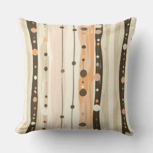Modern Minimalist Polka Line Cushion – 20x20" 