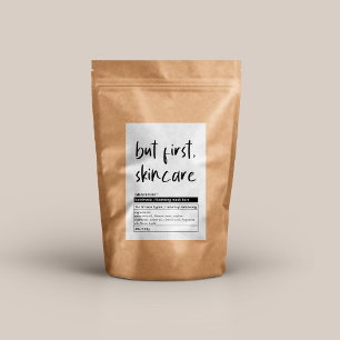 Modern Minimalist Product Label