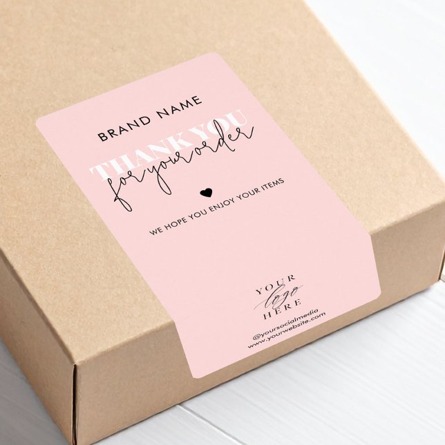 Modern Minimalist Product Packaging Box Seal (Creator Uploaded)