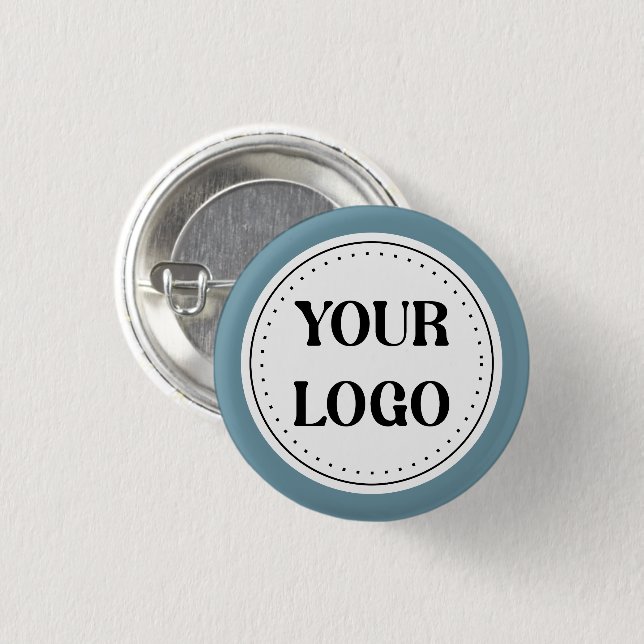 Modern Minimalist Professional Black  3 Cm Round Badge (Front & Back)