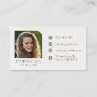 Modern Minimalist Professional Business Card