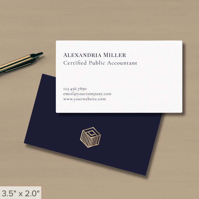 Modern Minimalist Professional Business Card (Creator Uploaded)