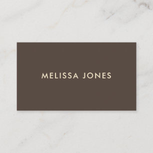 Modern Minimalist  Professional Business Card