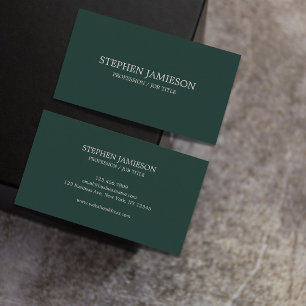 Modern Minimalist Professional Classic Business Card