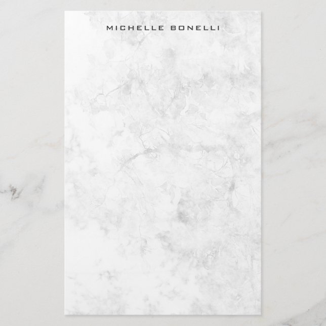 Modern Minimalist Professional Design Plain Stationery (Front)