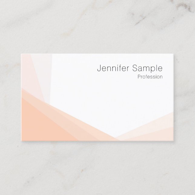 Modern Minimalist Professional Elegant Template Business Card (Front)