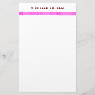 Modern Minimalist Professional Feminine Stationery