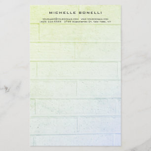 Modern Minimalist Professional Wall Design Stationery