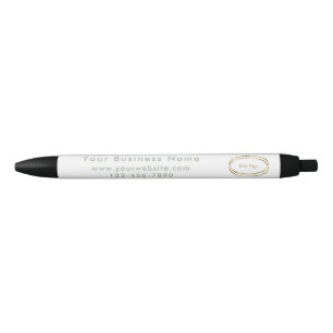 Modern Minimalist Sage Green Business Promotional Black Ink Pen