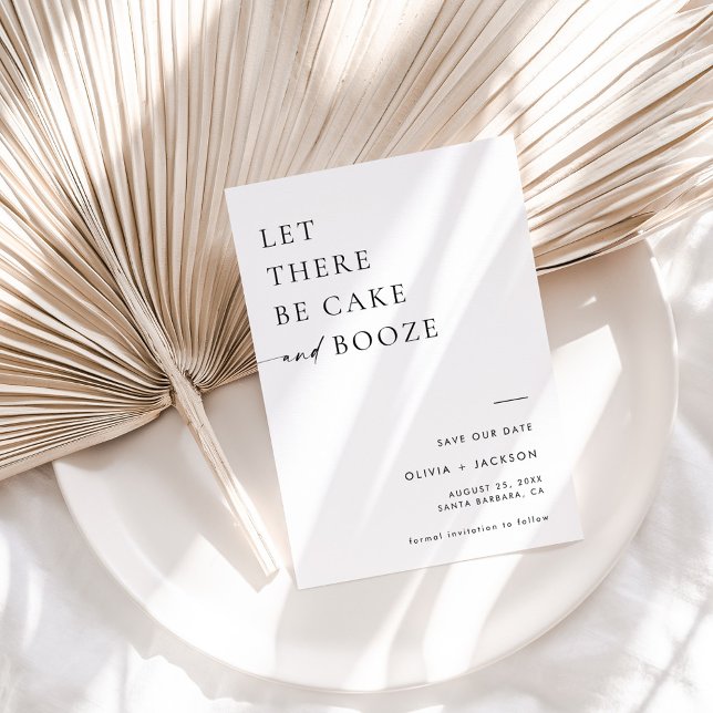 Modern Minimalist Save the Date, Save the Date Invitation (Creator Uploaded)