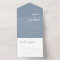 Modern Minimalist Script | Dusty Blue Wedding