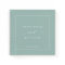 Modern Minimalist Script Dusty Green Wedding Guest