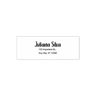  modern minimalist script handwritten stylish  self-inking stamp
