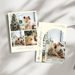 Modern Minimalist Script Merry Christmas Photo Holiday Card<br><div class="desc">Modern Minimalist Script Merry Christmas Photo Holiday Card</div>