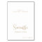 Modern Minimalist Simple Guest Name  Place Card