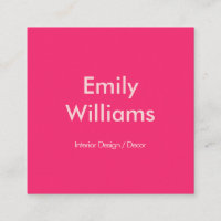 Modern Minimalist Simple Pink