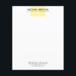 Modern Minimalist Simple Plain  Flyer<br><div class="desc">A custom design that you can personalize. Add your own name and have a unique product that's just for you.</div>