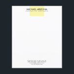 Modern Minimalist Simple Plain  Flyer<br><div class="desc">A custom design that you can personalize. Add your own name and have a unique product that's just for you.</div>