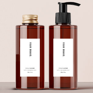 Modern Minimalist Simple Product Waterproof Label