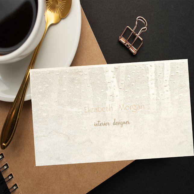 Modern Minimalist Simple ,Raindrops Business Card (Creator Uploaded)