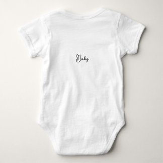 Modern Minimalist So Cute Baby Bodysuit