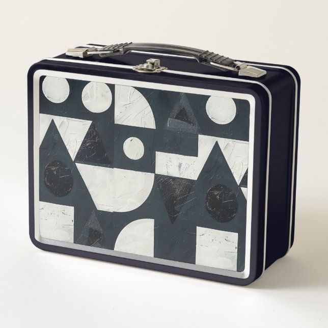  Modern Minimalist Style Metal Lunch Box (Front)