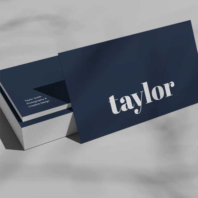 Modern Minimalist Stylish and Trendy Professional Business Card (Creator Uploaded)