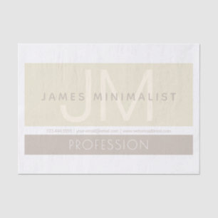 Modern Minimalist   Taupe Earth-tones Tissue Paper