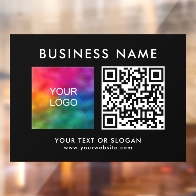 Modern Minimalist Template Logo QR Code Large (Sheet 2)