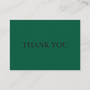 Modern Minimalist Terracotta Thank You Card