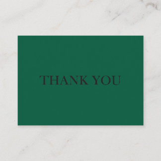 Modern Minimalist Terracotta Thank You Card