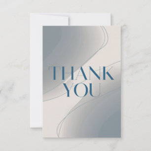 Modern Minimalist Thank You Card