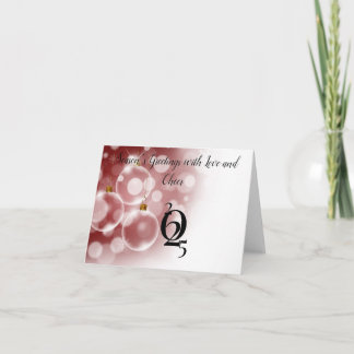 Modern Minimalist Thank You Card. Card
