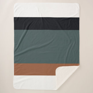 Modern Minimalist Tri-Tone: Charcoal, Slate, and O Sherpa Blanket