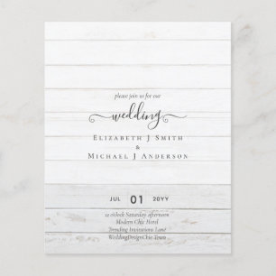 Modern Minimalist Typography Colour Wedding INVITE Flyer