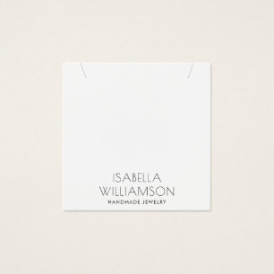 Modern Minimalist Typography Jewellery Display Car