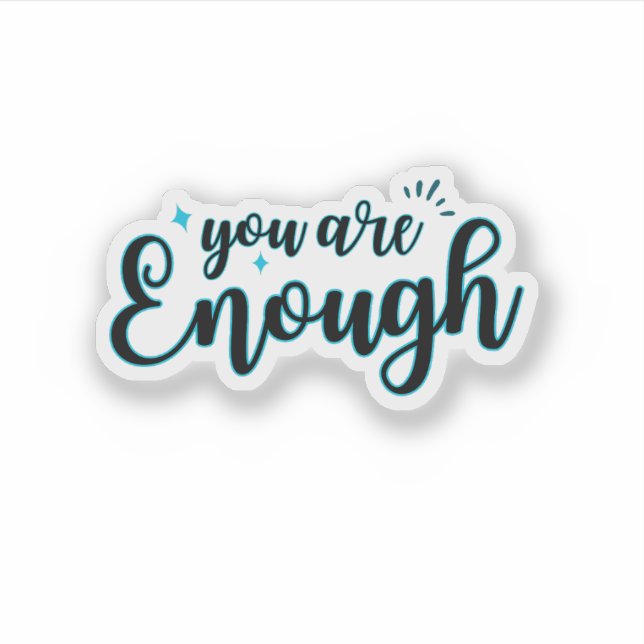 Modern Minimalist Typography Self-Love Quote (Front)