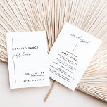 Modern Minimalist We Eloped Elopement Reception Invitation<br><div class="desc">Modern Minimalist We Eloped Elopement Reception Invitation</div>