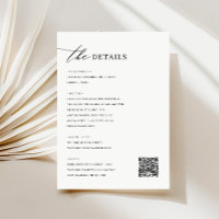 Modern Minimalist Wedding Details