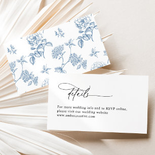 Modern Minimalist Wedding Enclosure Card