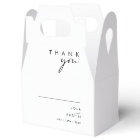 Modern Minimalist Wedding Favour Box