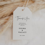 Modern minimalist wedding favour gift tags<br><div class="desc">Modern,  simple and clean: adopt this minimalist handwritten design for your wedding stationery. Fully customisable colours.</div>
