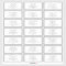 Modern Minimalist Wedding Guest Address Labels