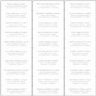 Modern Minimalist Wedding Guest Names Address