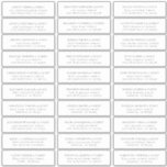 Modern Minimalist Wedding Guest Names Address<br><div class="desc">Composed of simple sans serif typography. These elements are simple,  elegant,  and modern. This has 30 stickers. 
 
 This is designed by White Paper Birch Co. exclusive for Zazzle.
 
 Available here:
 http://www.zazzle.com/store/whitepaperbirch</div>