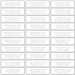 Modern Minimalist Wedding Guest Names Address<br><div class="desc">Composed of simple sans serif typography. These elements are simple,  elegant,  and modern. This has 30 stickers. 
 
 This is designed by White Paper Birch Co. exclusive for Zazzle.
 
 Available here:
 http://www.zazzle.com/store/whitepaperbirch</div>