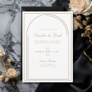 Modern Minimalist Wedding Invitation