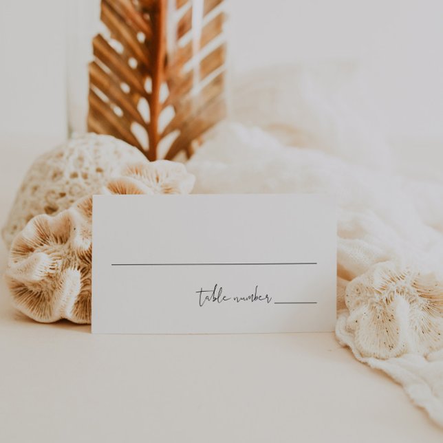 Modern Minimalist Wedding Place Cards (Creator Uploaded)