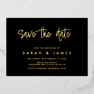 Modern Minimalist Wedding Save the Date